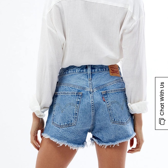 Levi's 501 MOM Blue Denim Jeans - Picture 2 of 2